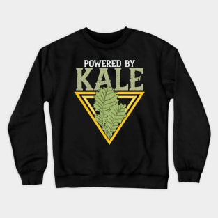 Powered by Kale Broccoli Vegetarian Vegan Crewneck Sweatshirt